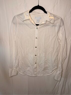 Cynthia Rowley White Button-Down Shirt
